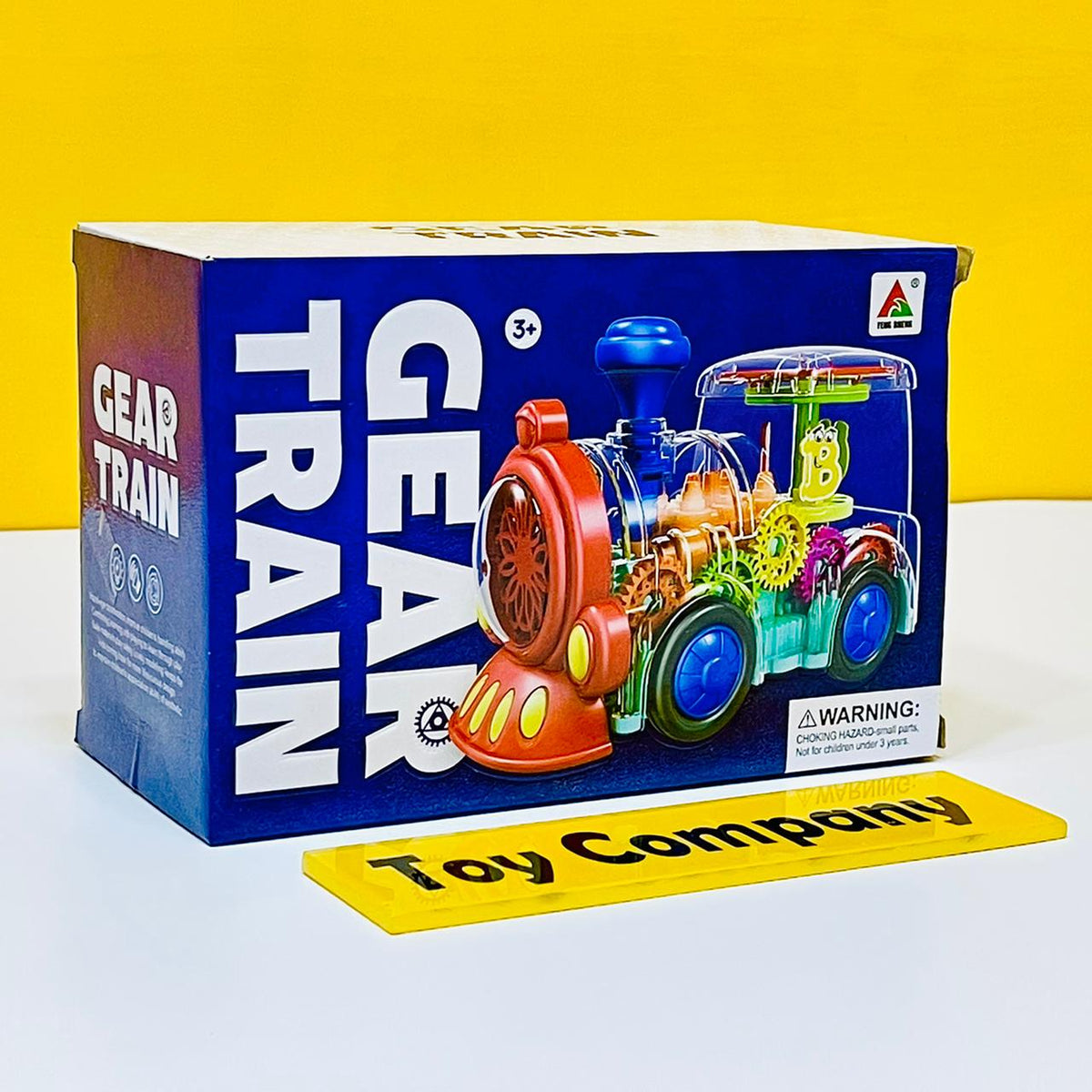 Gear Train Engine Toy-Transparent Body