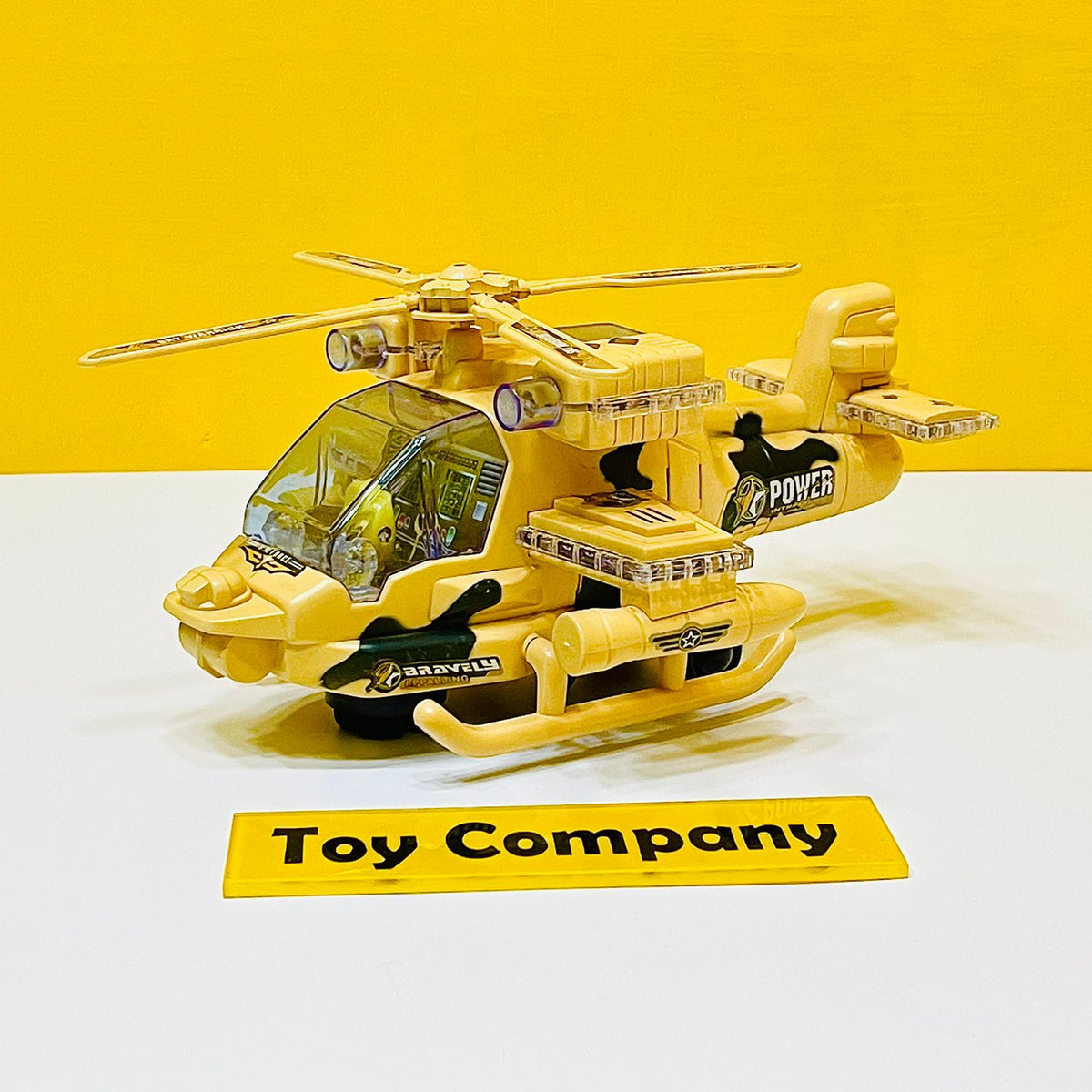 Military Sky Warrior Helicopter Toy