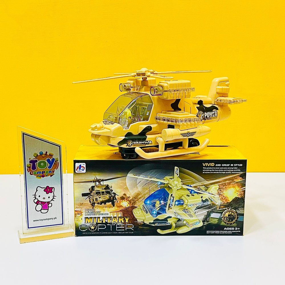 Military Sky Warrior Helicopter Toy
