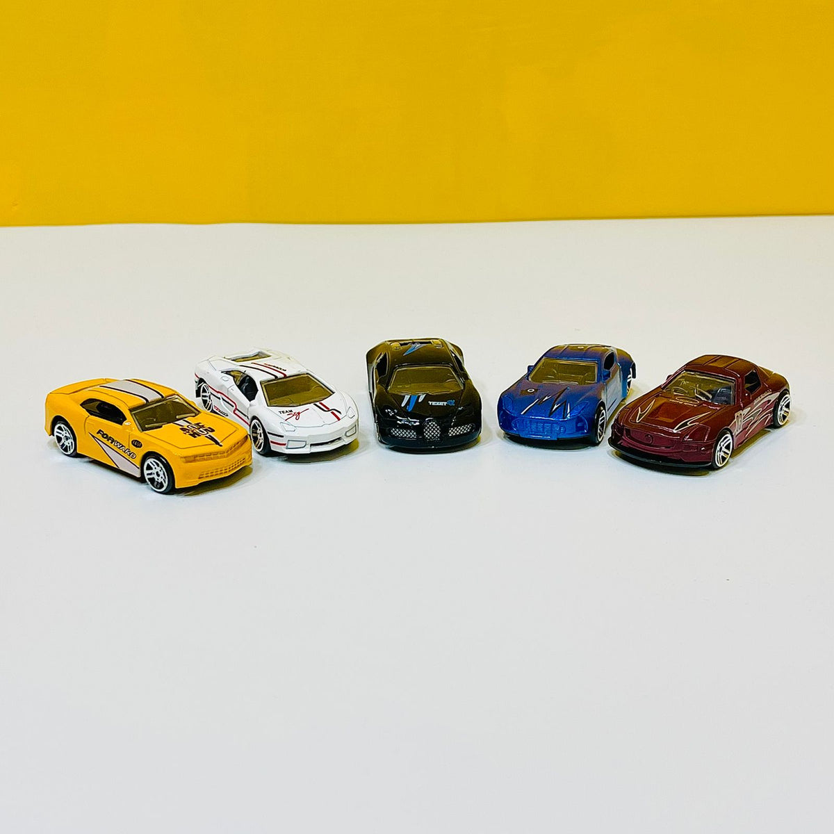 Hot Wheels Style Diecast Vehicles Set of 5