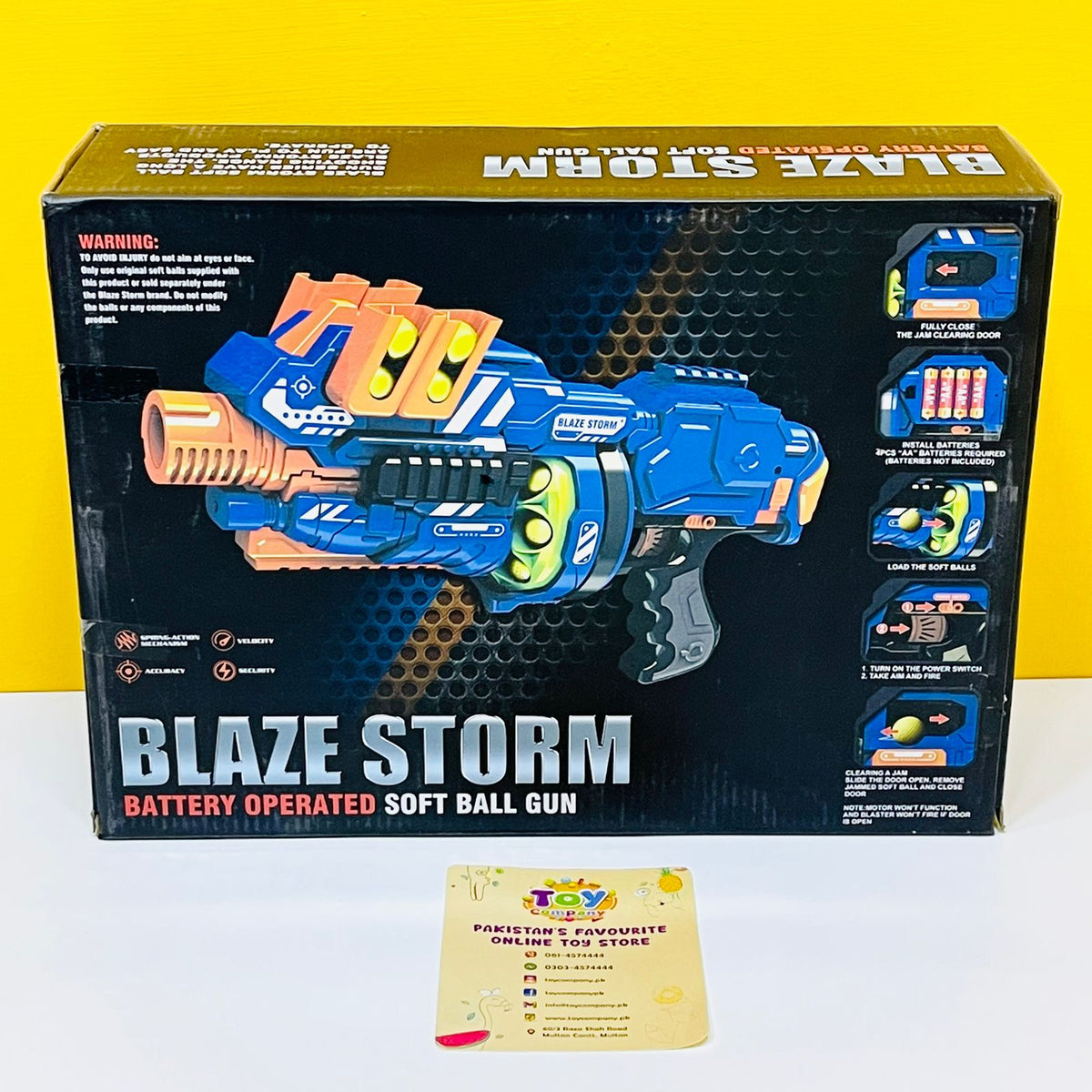 Blaze Storm Electric Air Soft Gun Toy