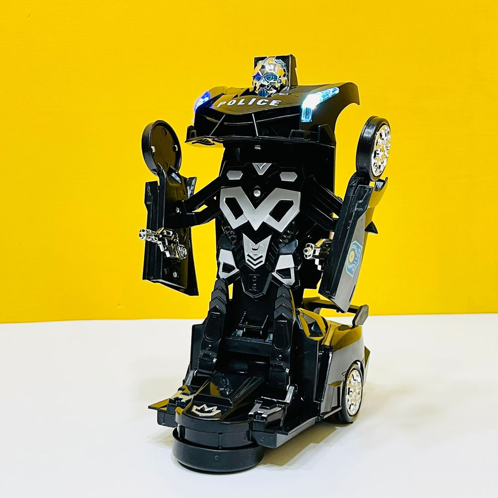 2 in 1 Robot Transformer Police Car