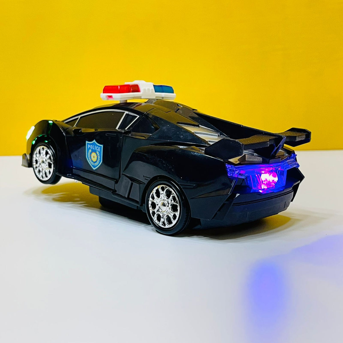 2 in 1 Robot Transformer Police Car