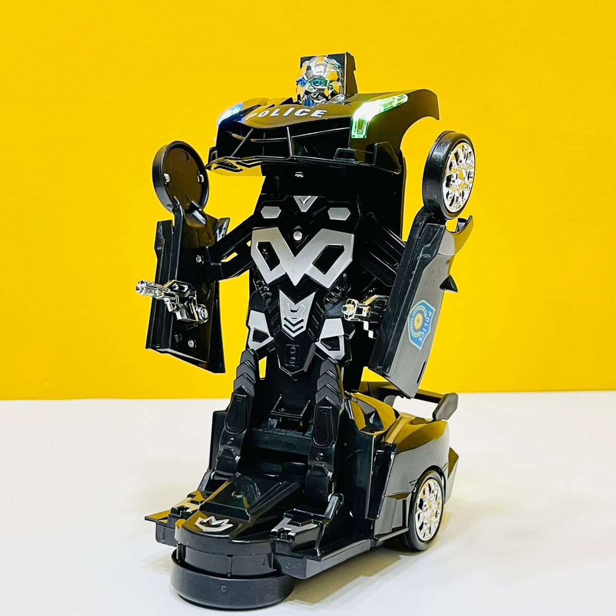 2 in 1 Robot Transformer Police Car
