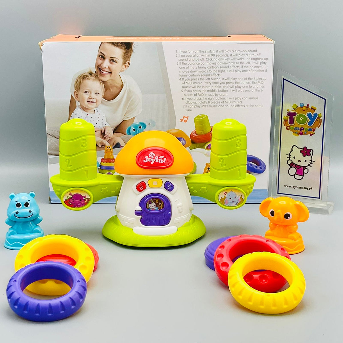 Early Education Balance Ring Toss Game