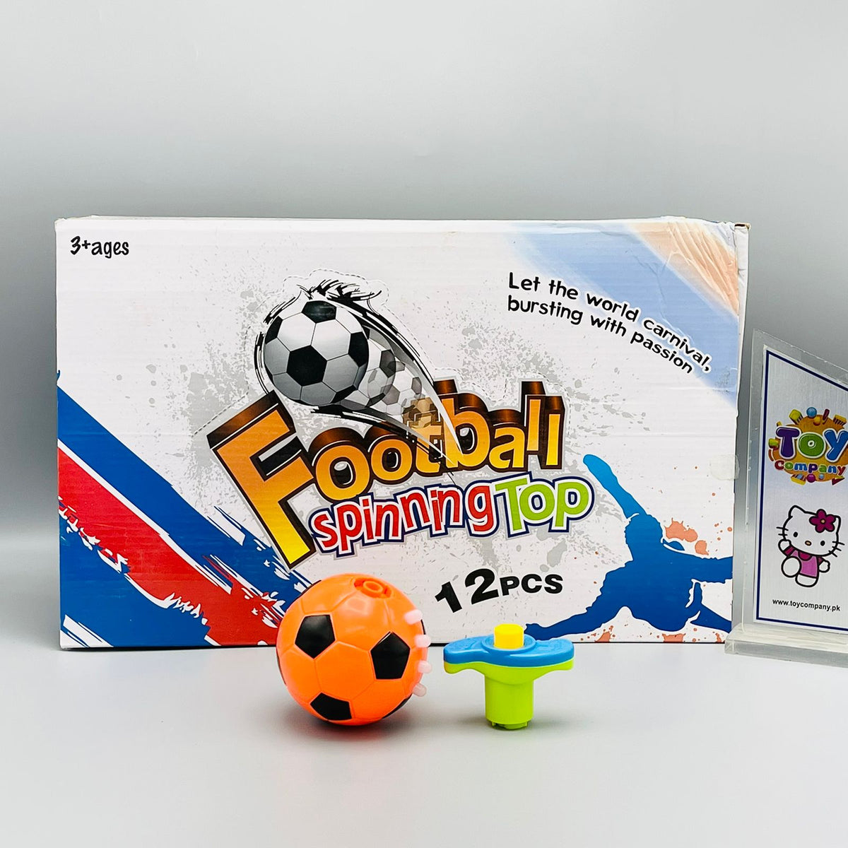 Colorful Football Spinning Top with Flash Light & Music