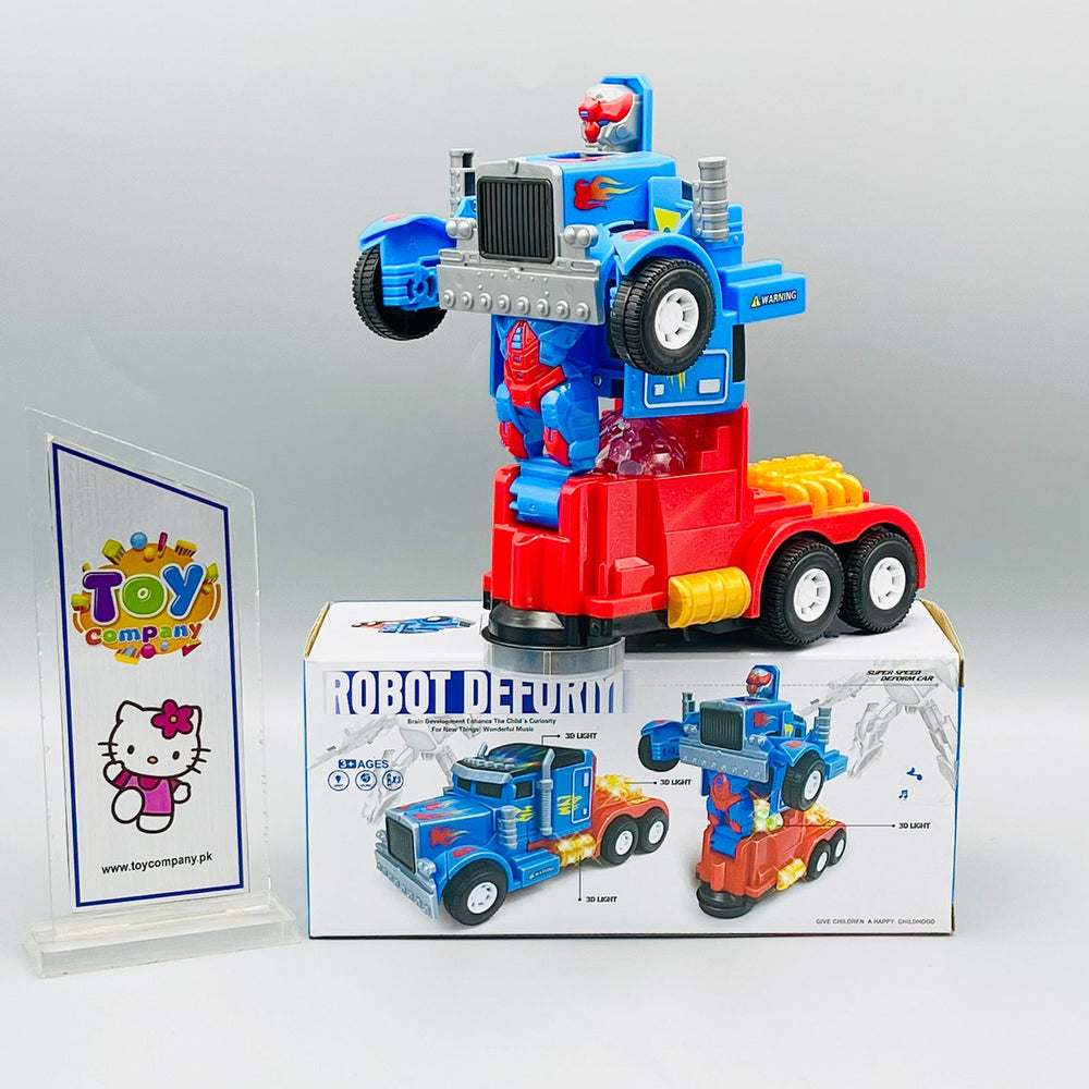 Transforming Robot Truck Toy