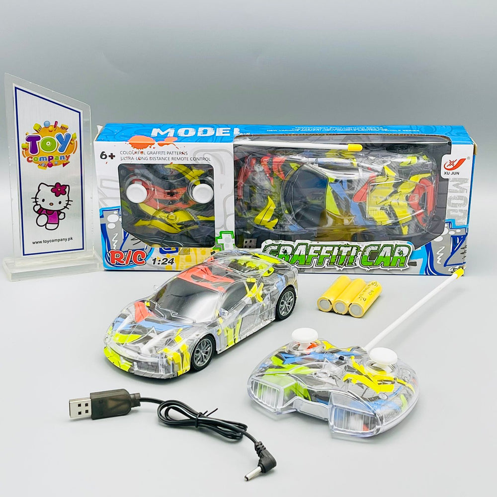 Remote Control Crystal Graffiti Car