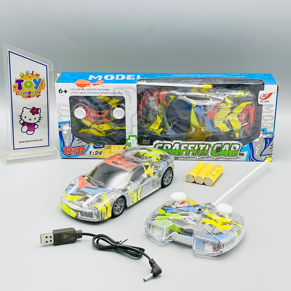 Remote Control Crystal Graffiti Car