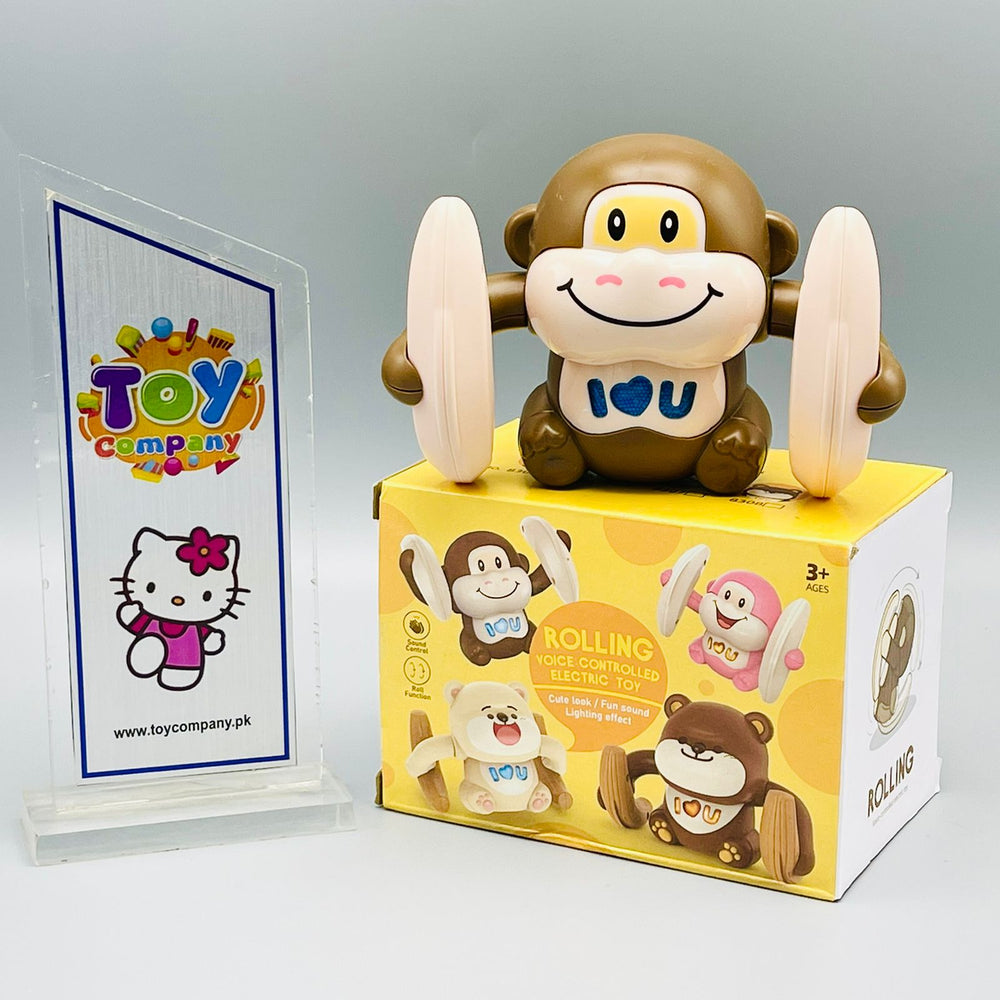 Battery Operated Tumbling Monkey Toy