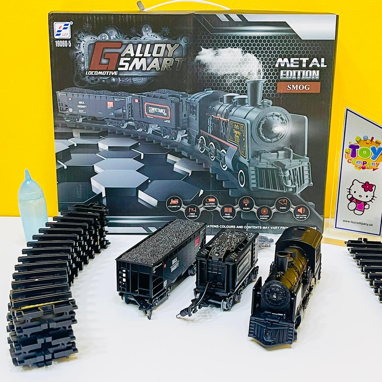 Diecast Metal Steam Train Track Set