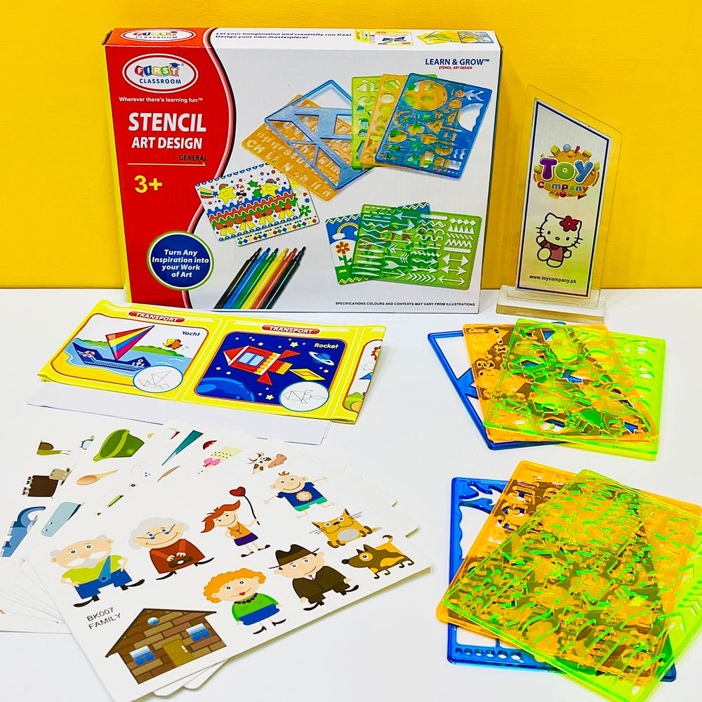 Stencils Art Designing Kit