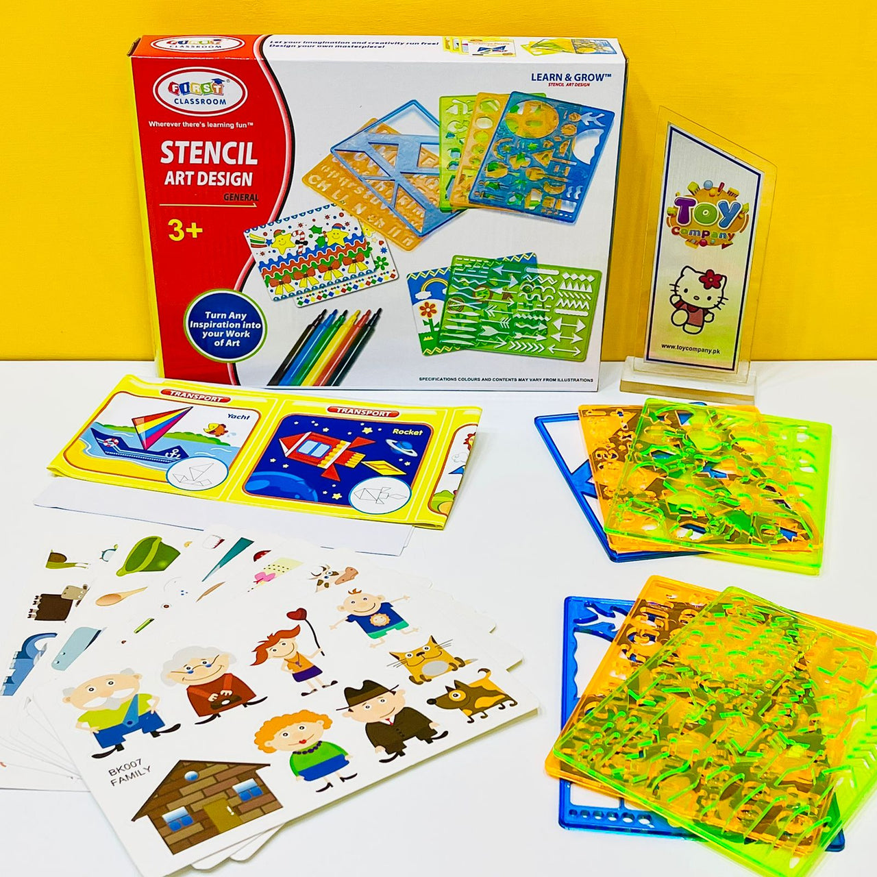 Stencils Art Designing Kit