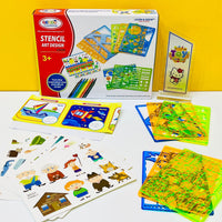 Stencils Art Designing Kit