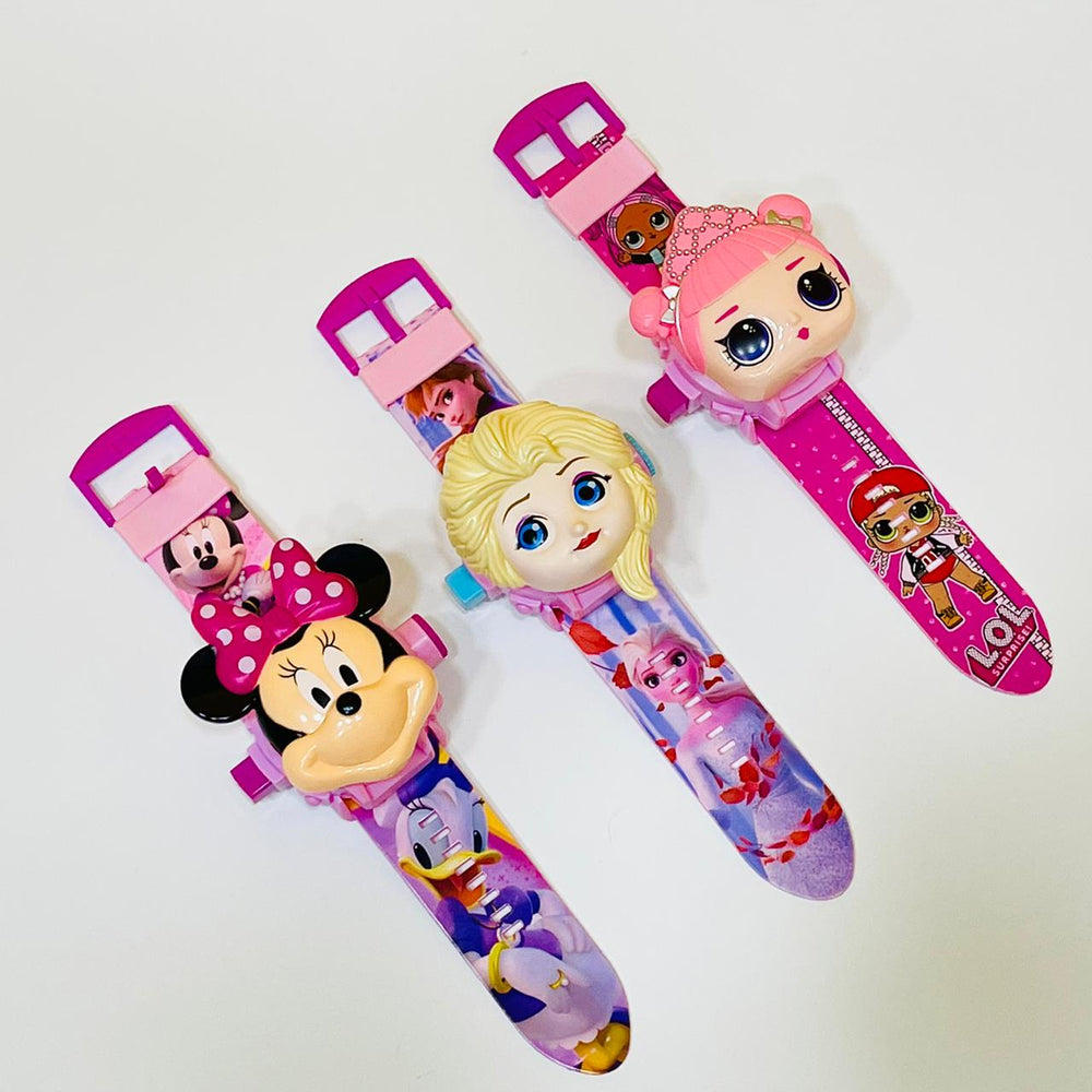 Kids Projection Watch For Girls - Assortment