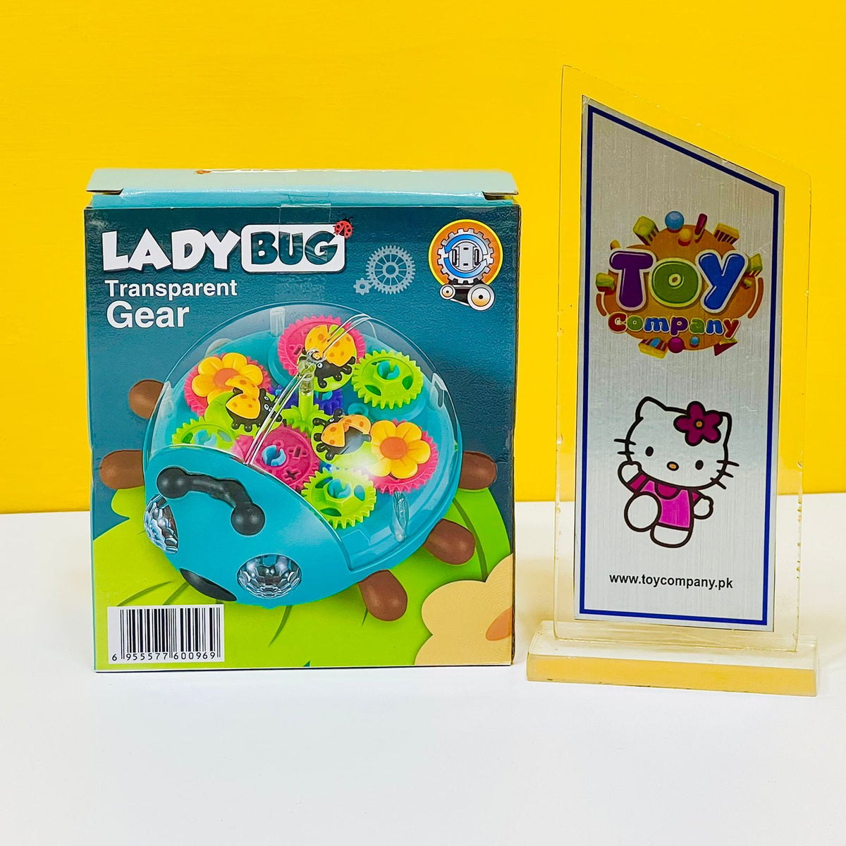 Gear Ladybug Transparent Toy