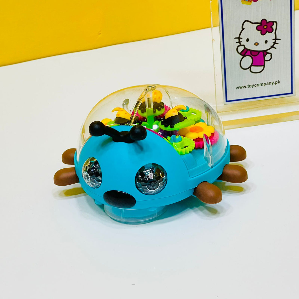 Gear Ladybug Transparent Toy