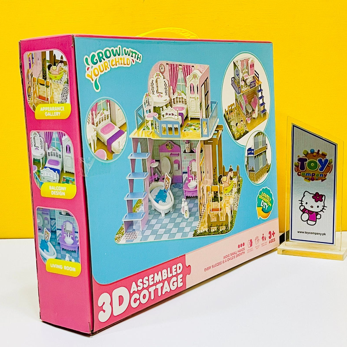 3D Assembled Cottage Doll House