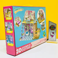 3D Assembled Cottage Doll House