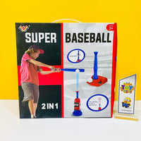2 in 1 Super Baseball Adjustable Set