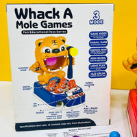 3 in 1 Tiger Shooting Whack a Mole Game