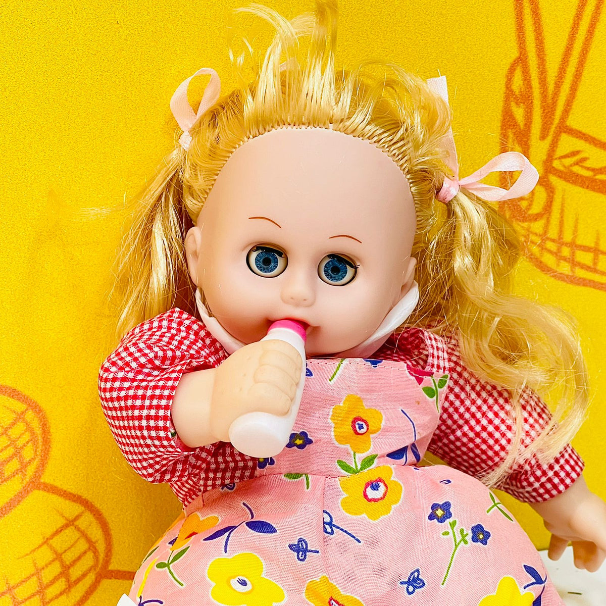 Stuff Baby Fat Doll - Open/Close Eyes