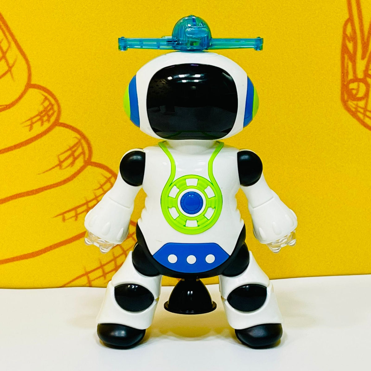 360°Body Spinning Dancing Robot with LED Lights