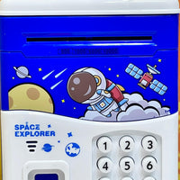 Thumbnail for Space Explorer Piggy Bank with Finger Print Unlock
