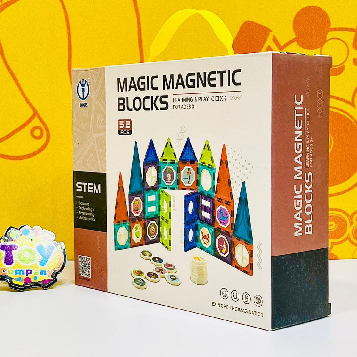 52 Pieces Magic Magnetic Blocks