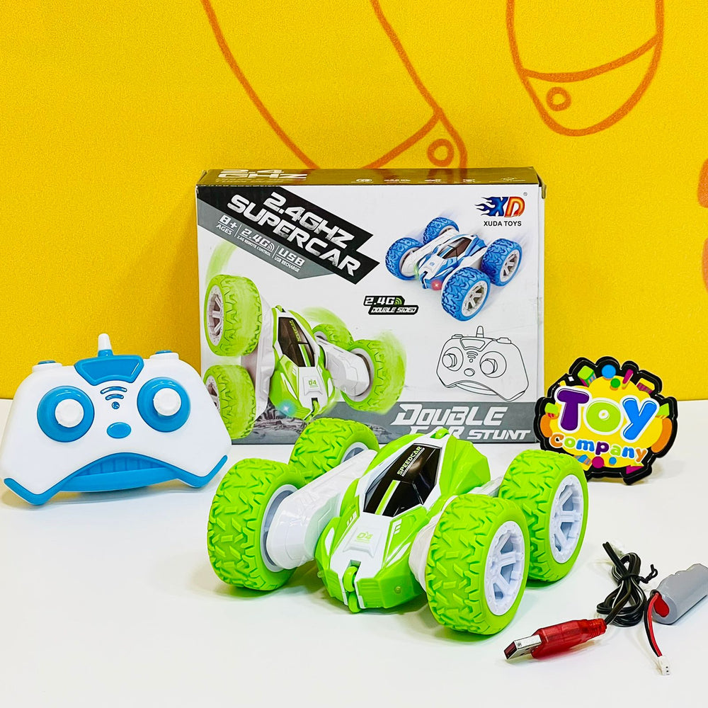 Double Sided 360 Rotation R/C Stunt Car