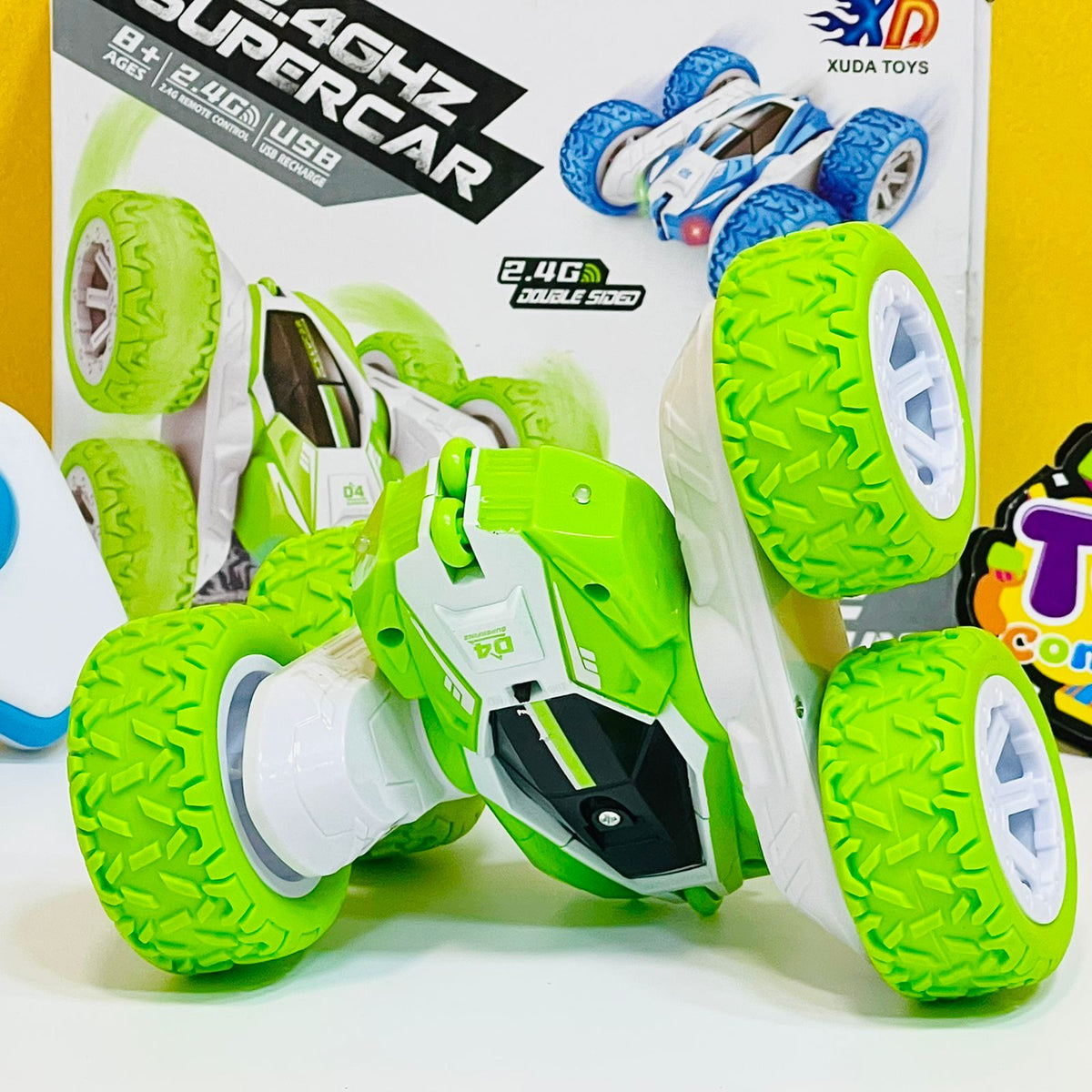 Double Sided 360 Rotation R/C Stunt Car
