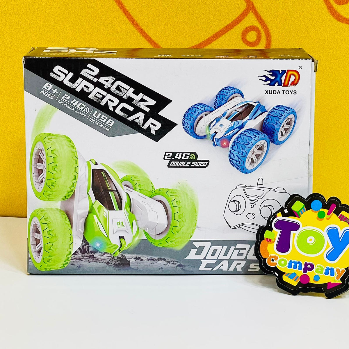 Double Sided 360 Rotation R/C Stunt Car