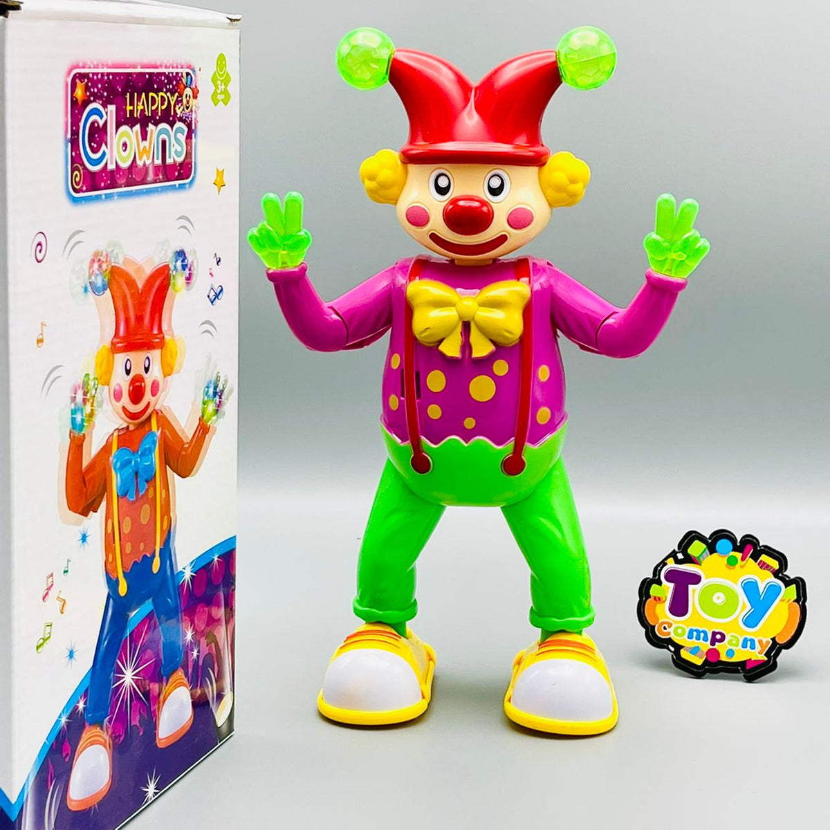 Happy Dancing Clown with Music & Lights