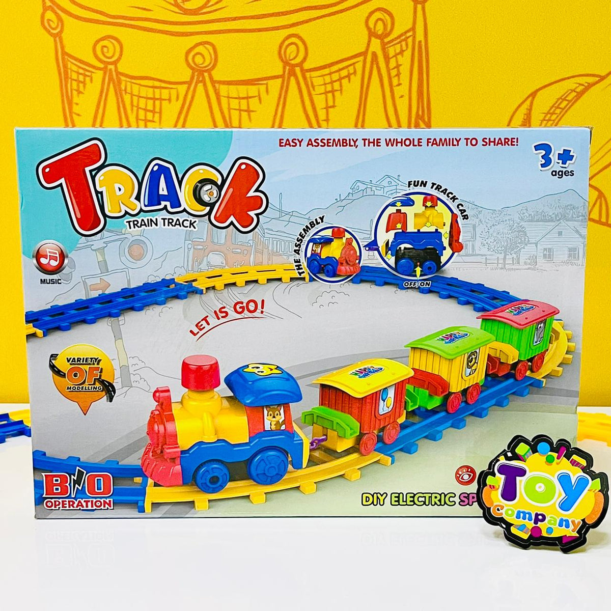 Building Blocks DIY Funky Train Set