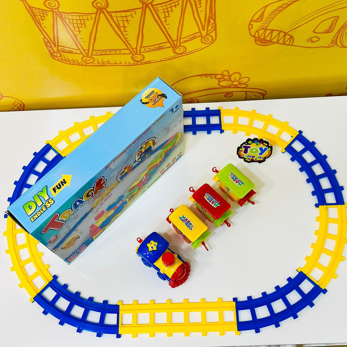 Building Blocks DIY Funky Train Set