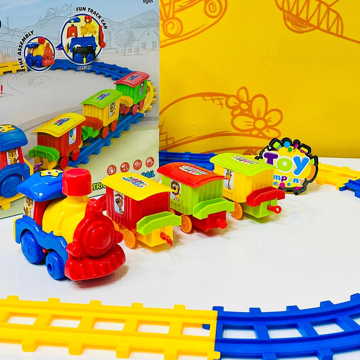 Building Blocks DIY Funky Train Set