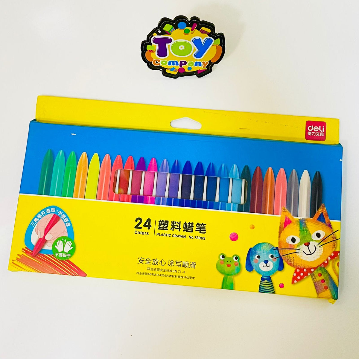 24 In 1 Oil Pastel Colored Crayon For Kids