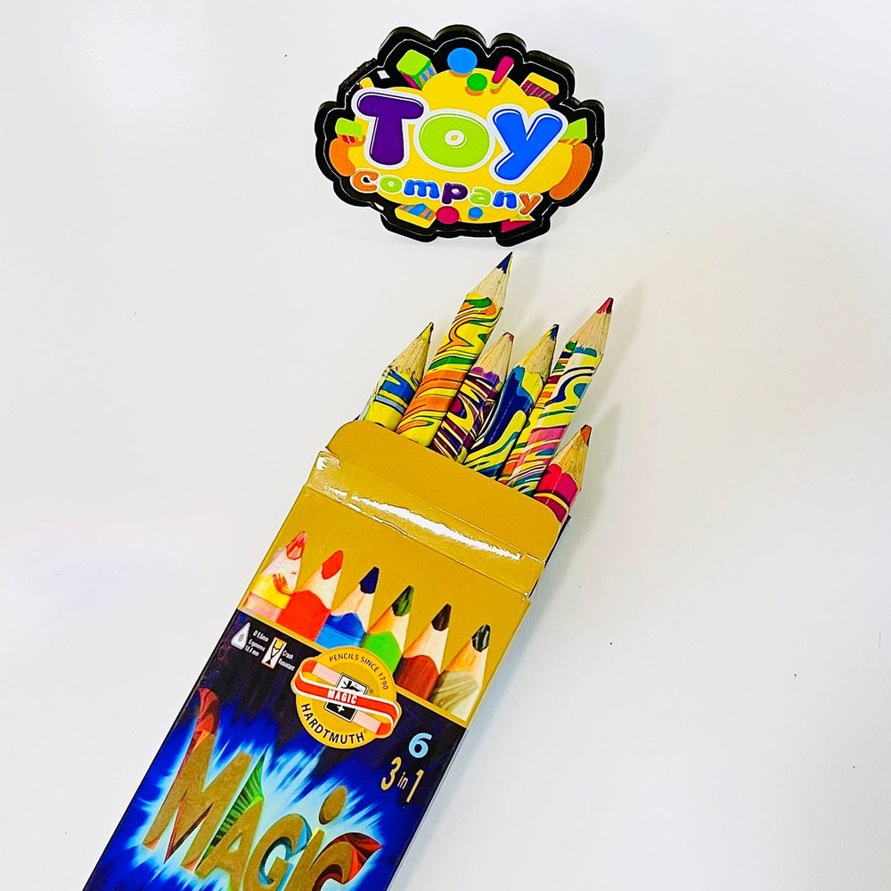 Magic Multicolored Pencils - 6 Pencils