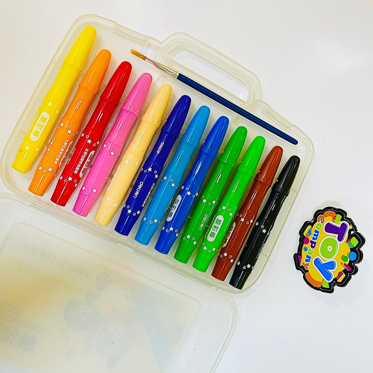 Rotating Oil Painting Stick Crayon - Deli