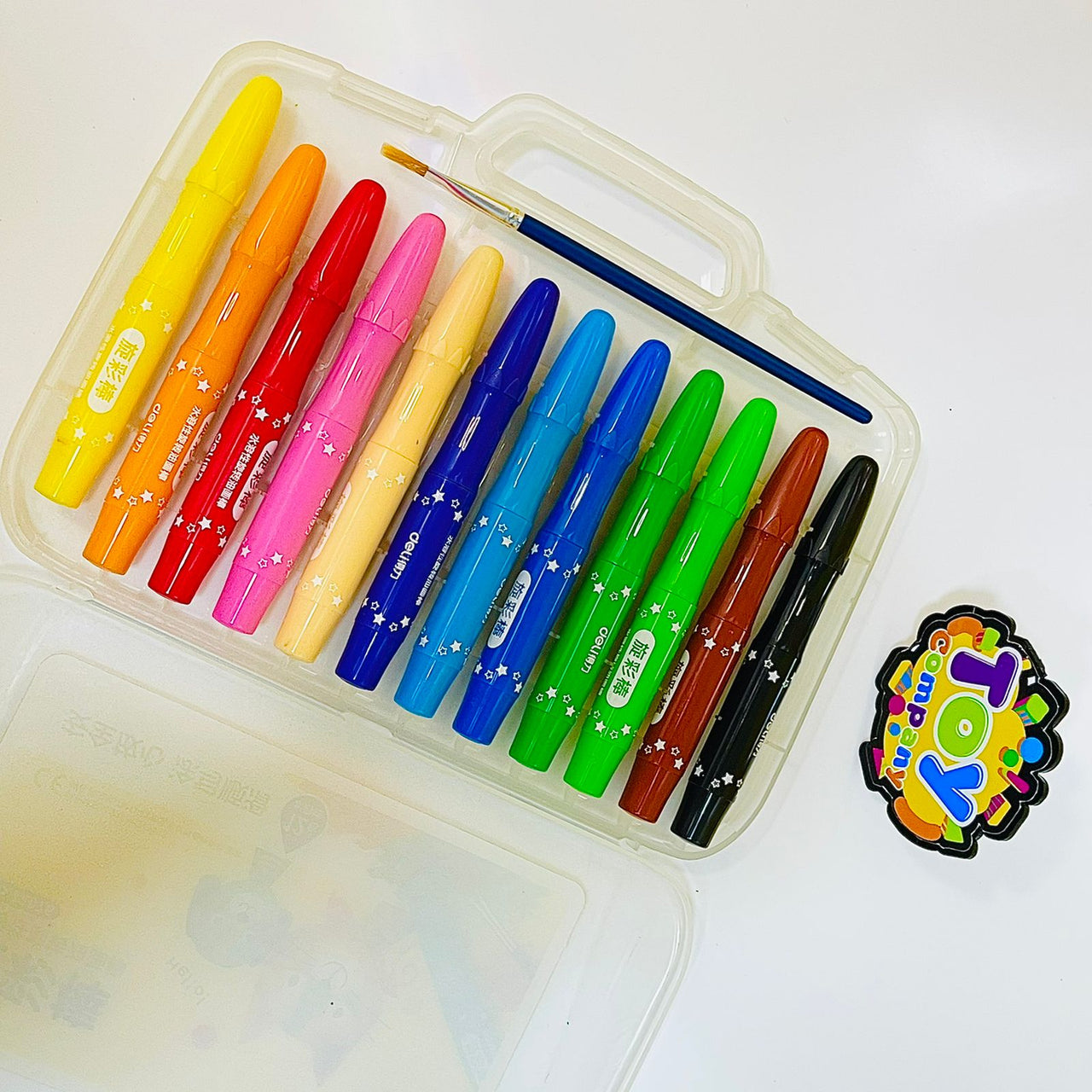 Rotating Oil Painting Stick Crayon - Deli