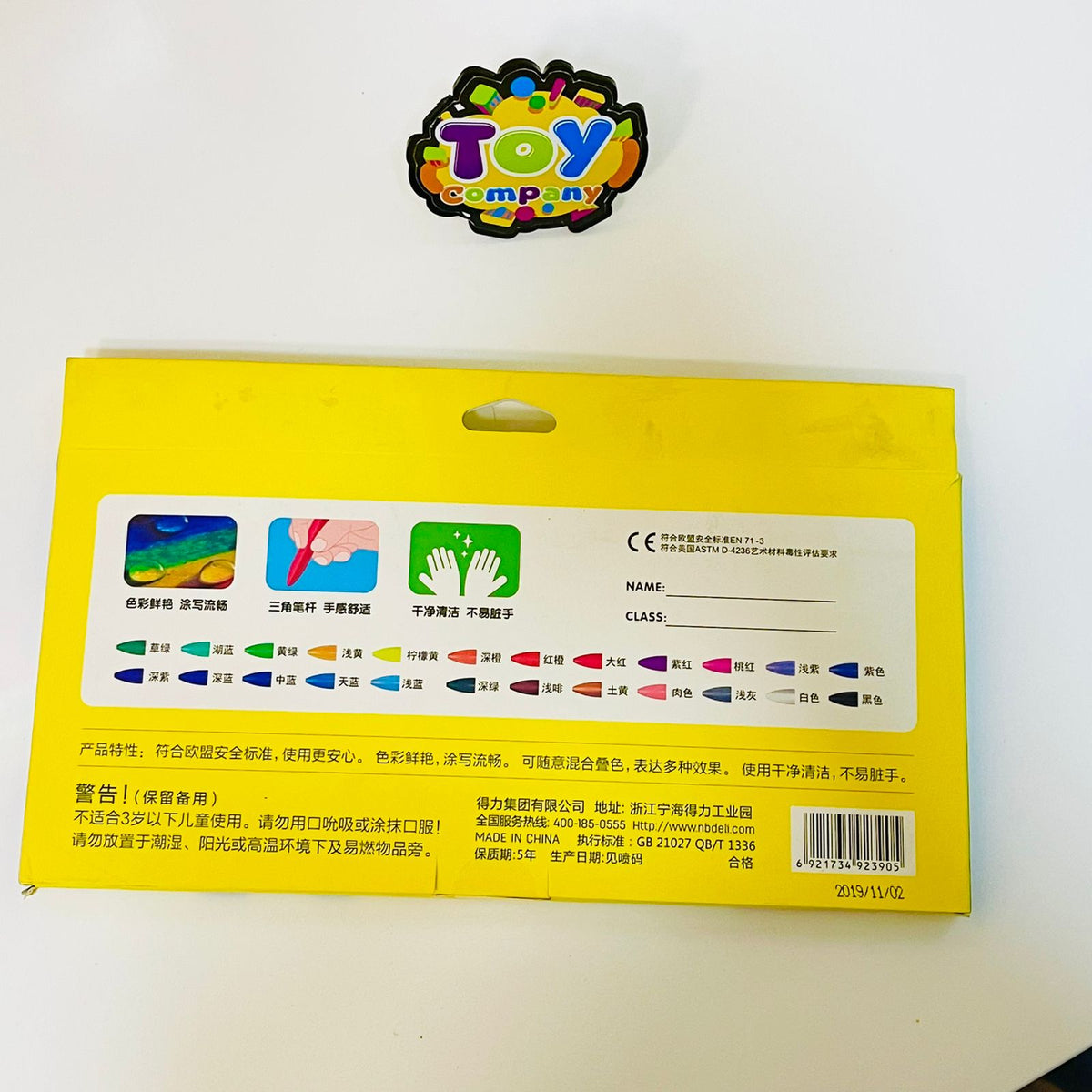 24 In 1 Oil Pastel Colored Crayon For Kids