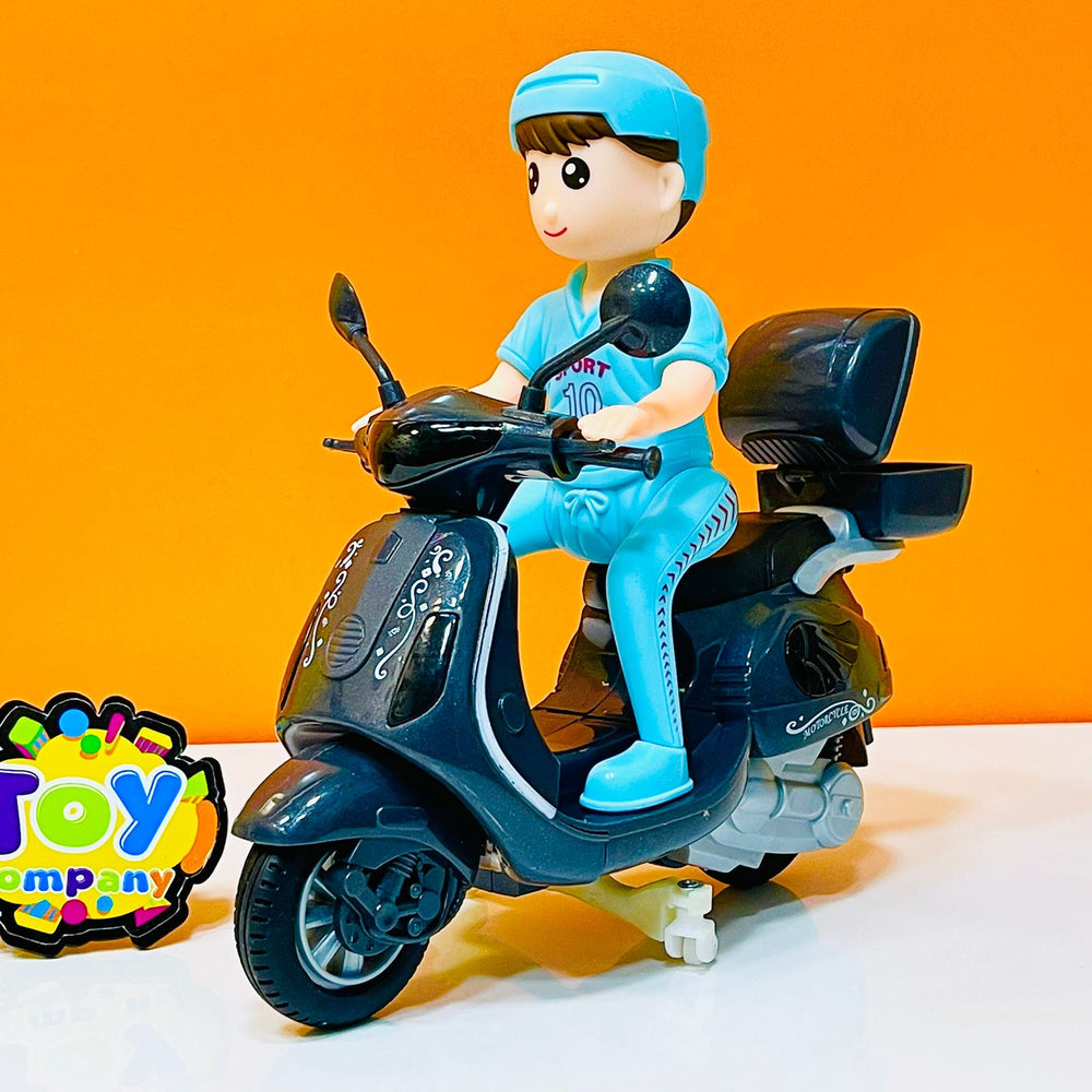 Scooter with Lights and Sound with Openable Boot