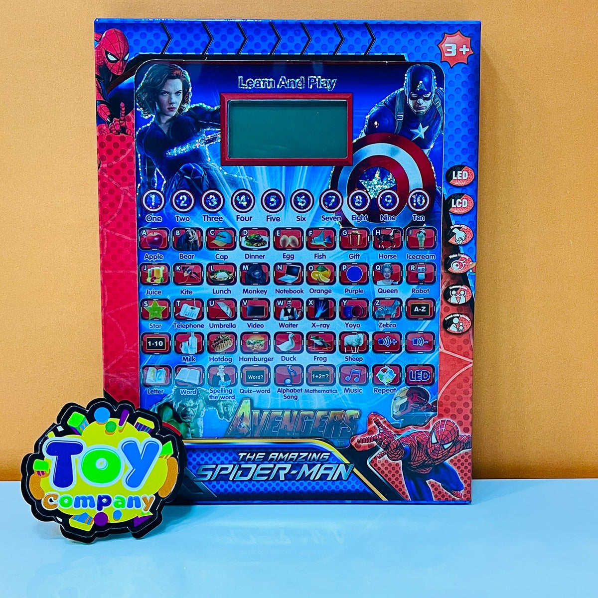 2 IN 1 Learning Tablet with LCD For Boys