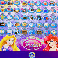 2 IN 1 Learning Tablet with LCD For Girls