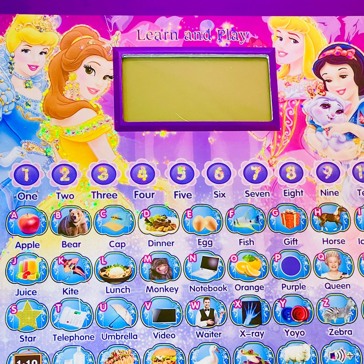 2 IN 1 Learning Tablet with LCD For Girls