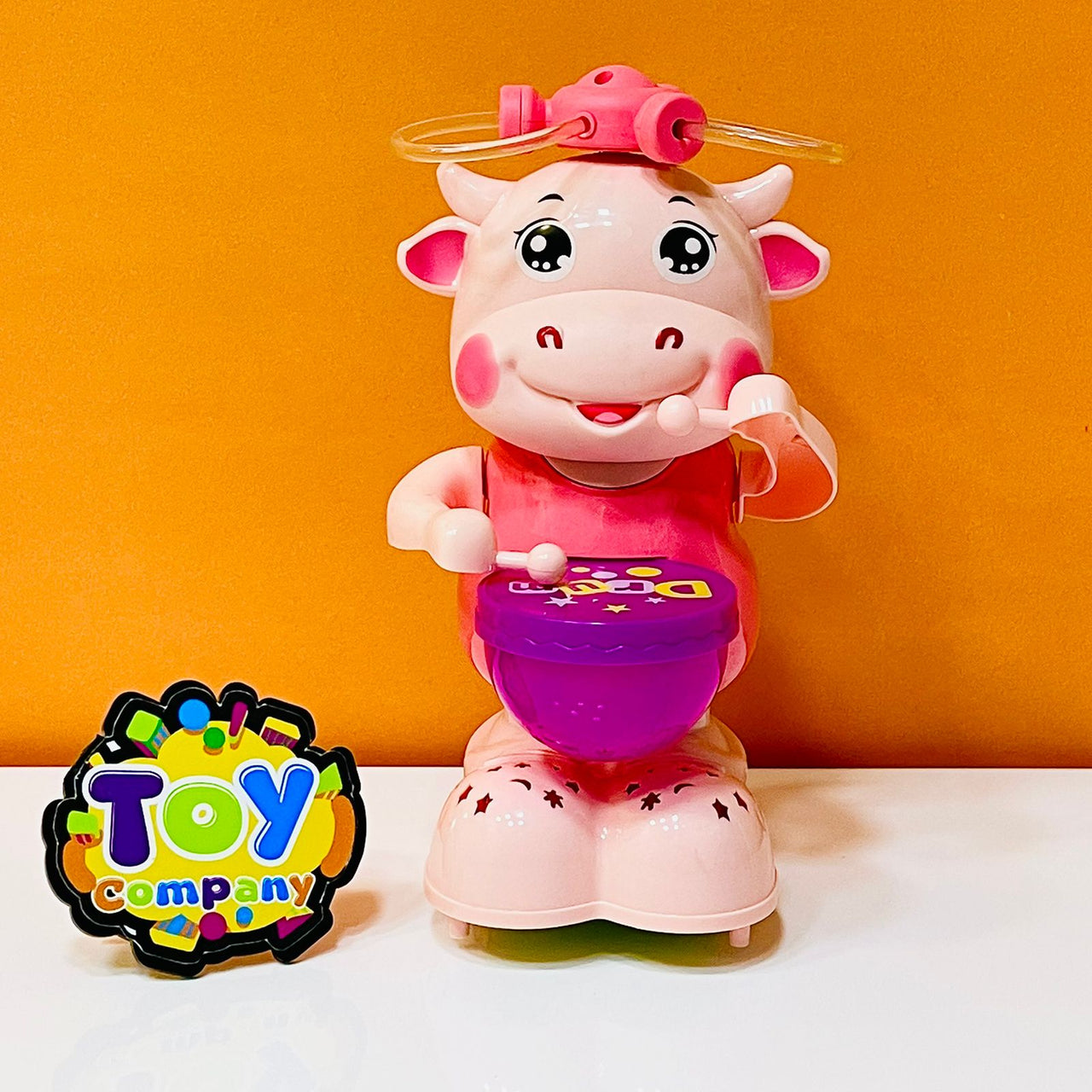 Spinning Cow Flash Drummer with Beautiful Lights