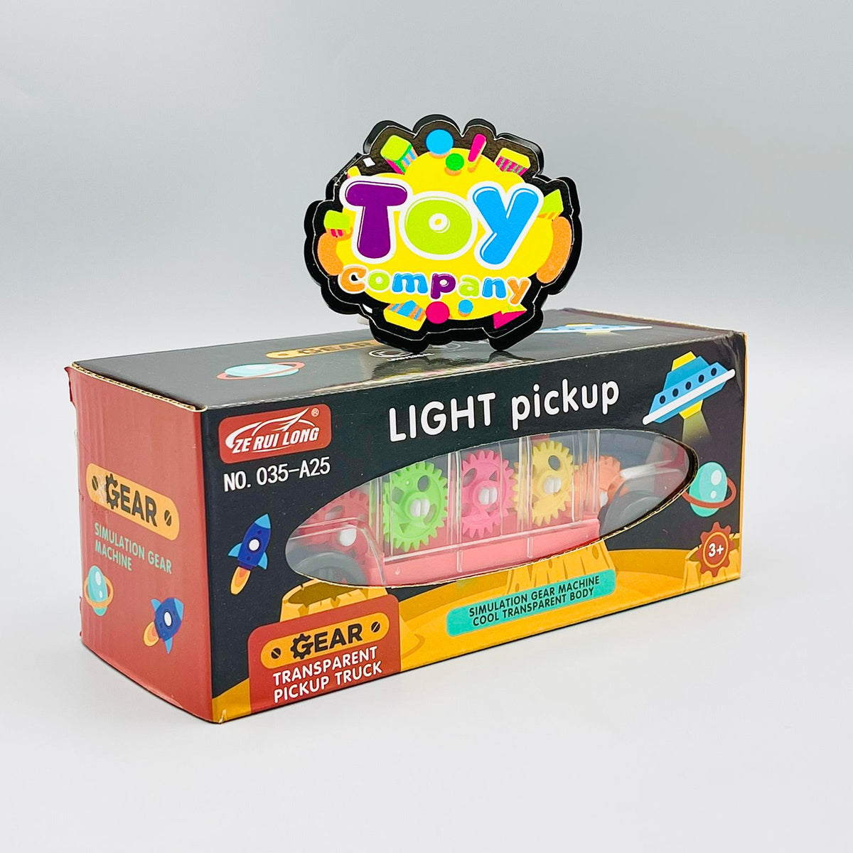Gear Pick Up Truck-Transparent Body
