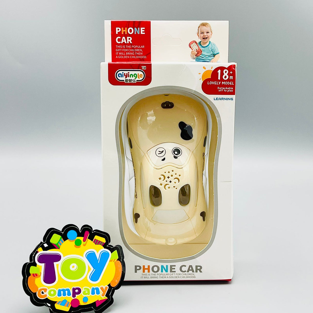 Baby Toy Car Phone with Star Lights on Top
