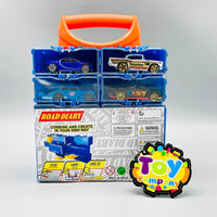 Diecast Set of 20 Cars with Display Racks