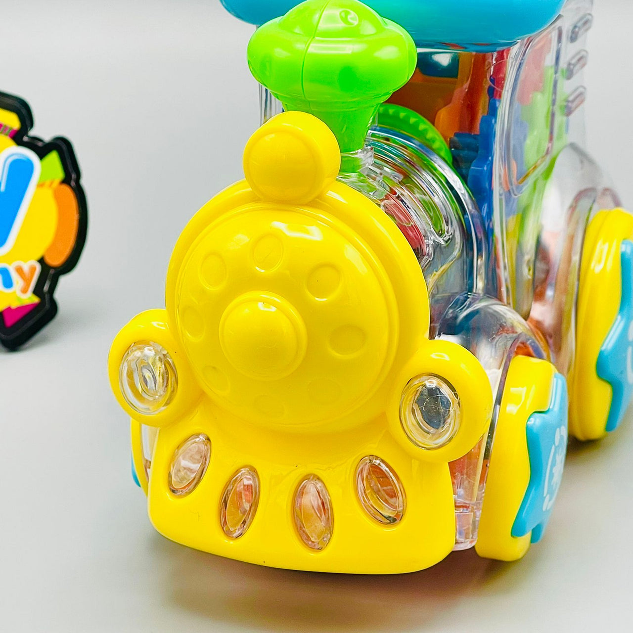Gear Train Engine Transparent Toy